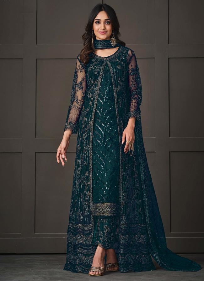 Rama Net Wedding Wear Sequins Work Salwar Suit