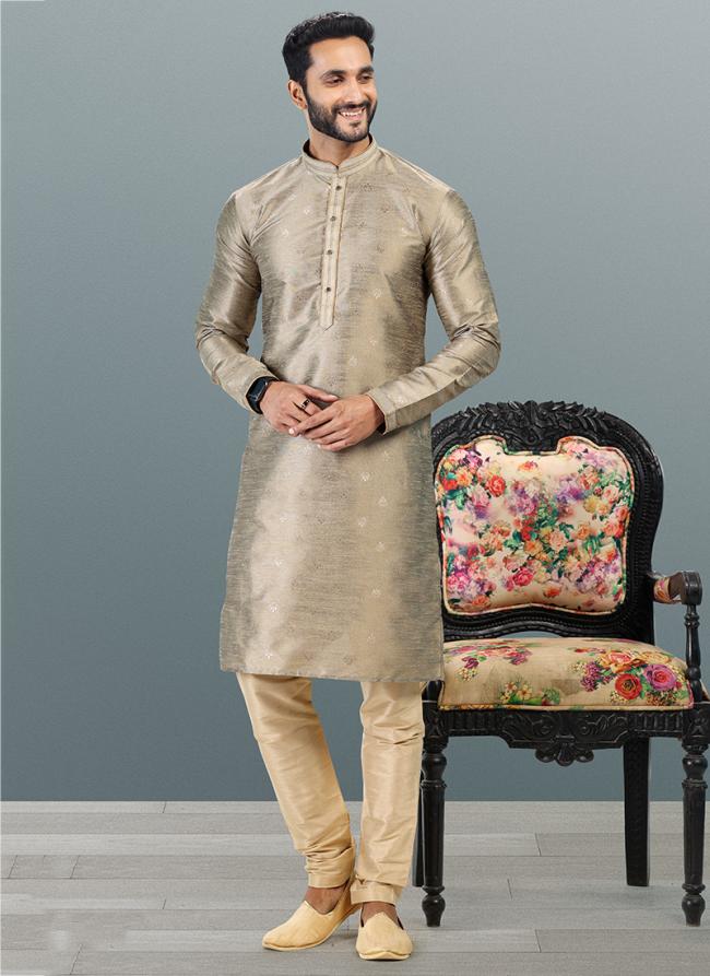 TUSSER Banarasi Silk Festival Wear Jacquard Kurta Pajama
