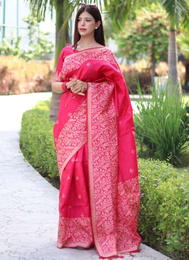 Banglori Silk Rani Festival Wear Weaving Saree