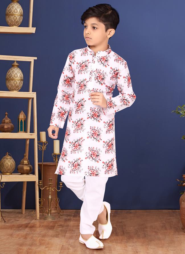 Cotton Multi Color Wedding Wear Digital Printed Readymade Kurta Pajama