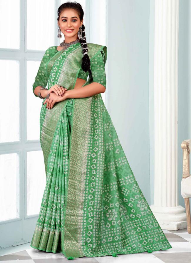 Black Zoot Green Party Wear Embroidery Work Saree