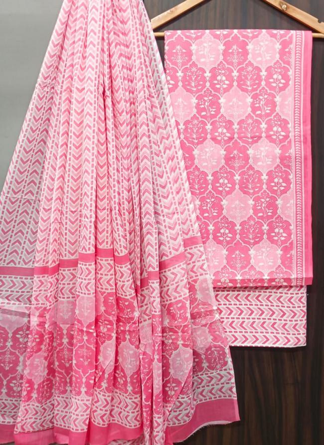 Pink Cotton Festival Wear Digital Printed Salwaar Suit