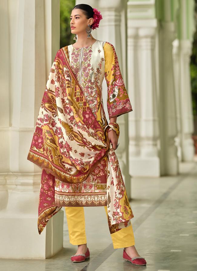 Pure Cotton Multi Colour Daily Wear Printed Salwar Suit